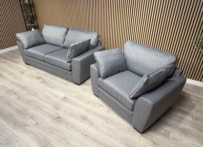 NEXT Stamford Style Fabric 3 Seater Sofa + Armchair Set - RRP £2,499