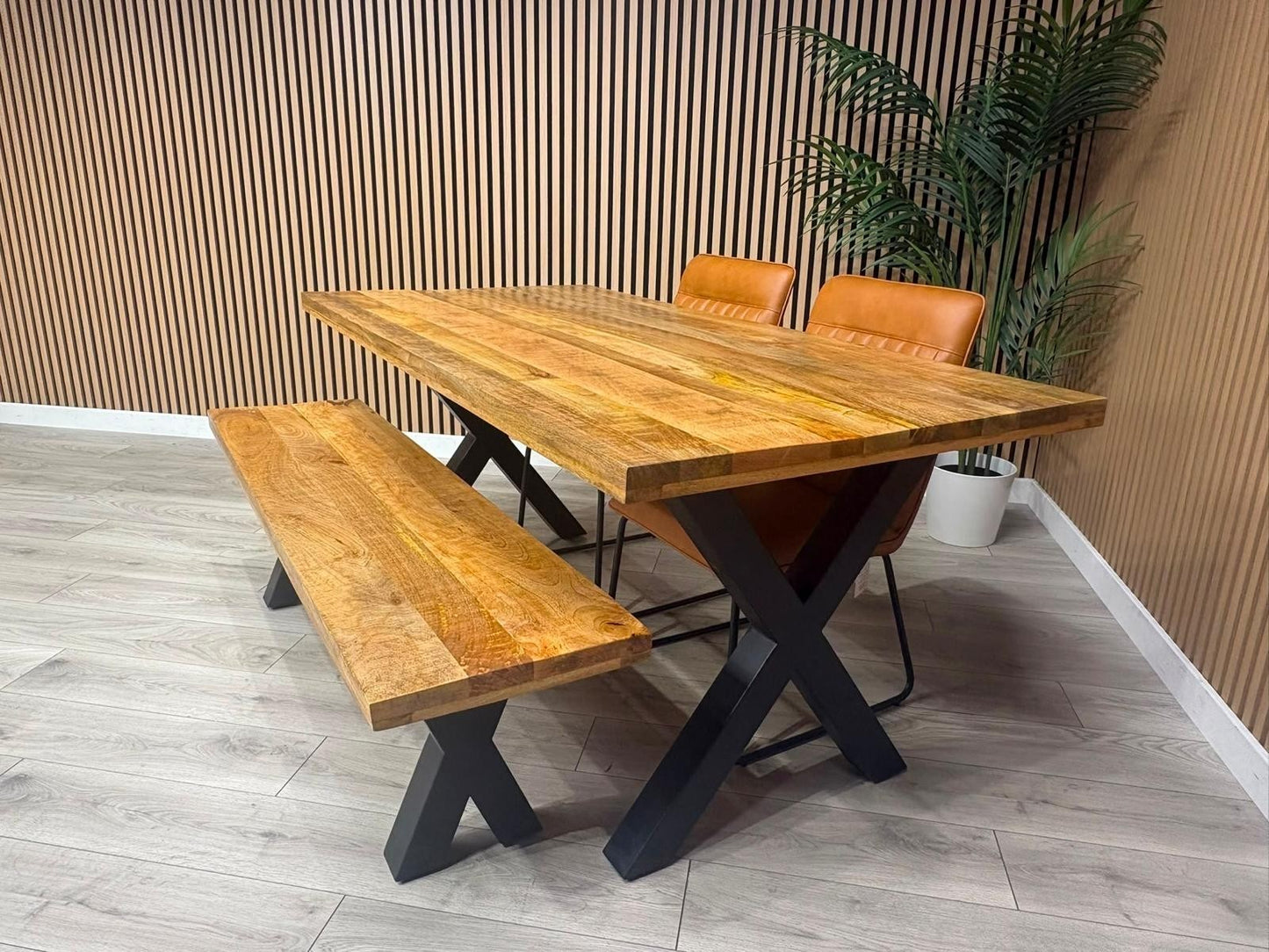 Next Sample - Cuba Mango Wood Dining Set, Different Combinations Available