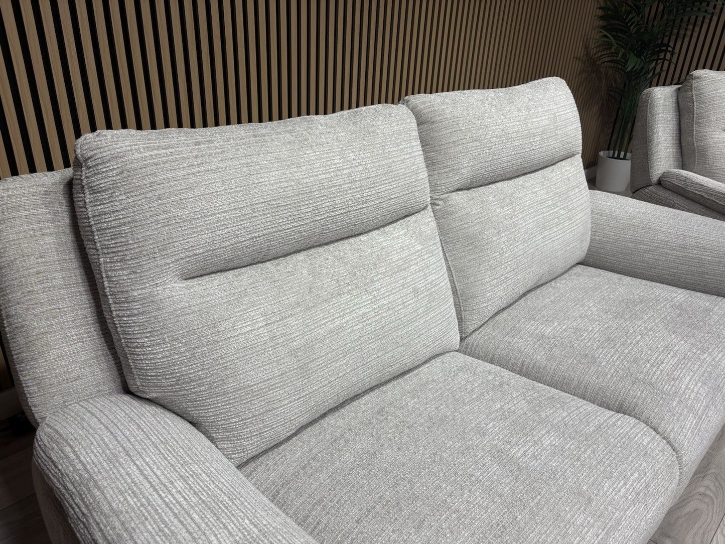NAVONA 3 Seater + 2 Seater Fabric Sofa Set, Power Recliners - RRP £3,298