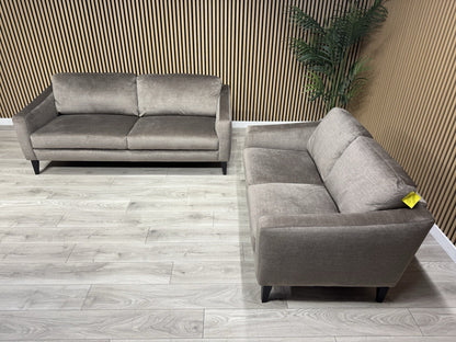 John Lewis BAILEY Style Fabric 3 Seater + 2 Seater Sofa Set, Stone - RRP £2,978