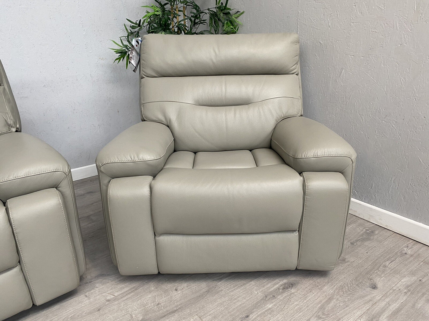 Furniture Village CINEMAX Leather 3 Seater Sofa + Armchair - RRP £2,890