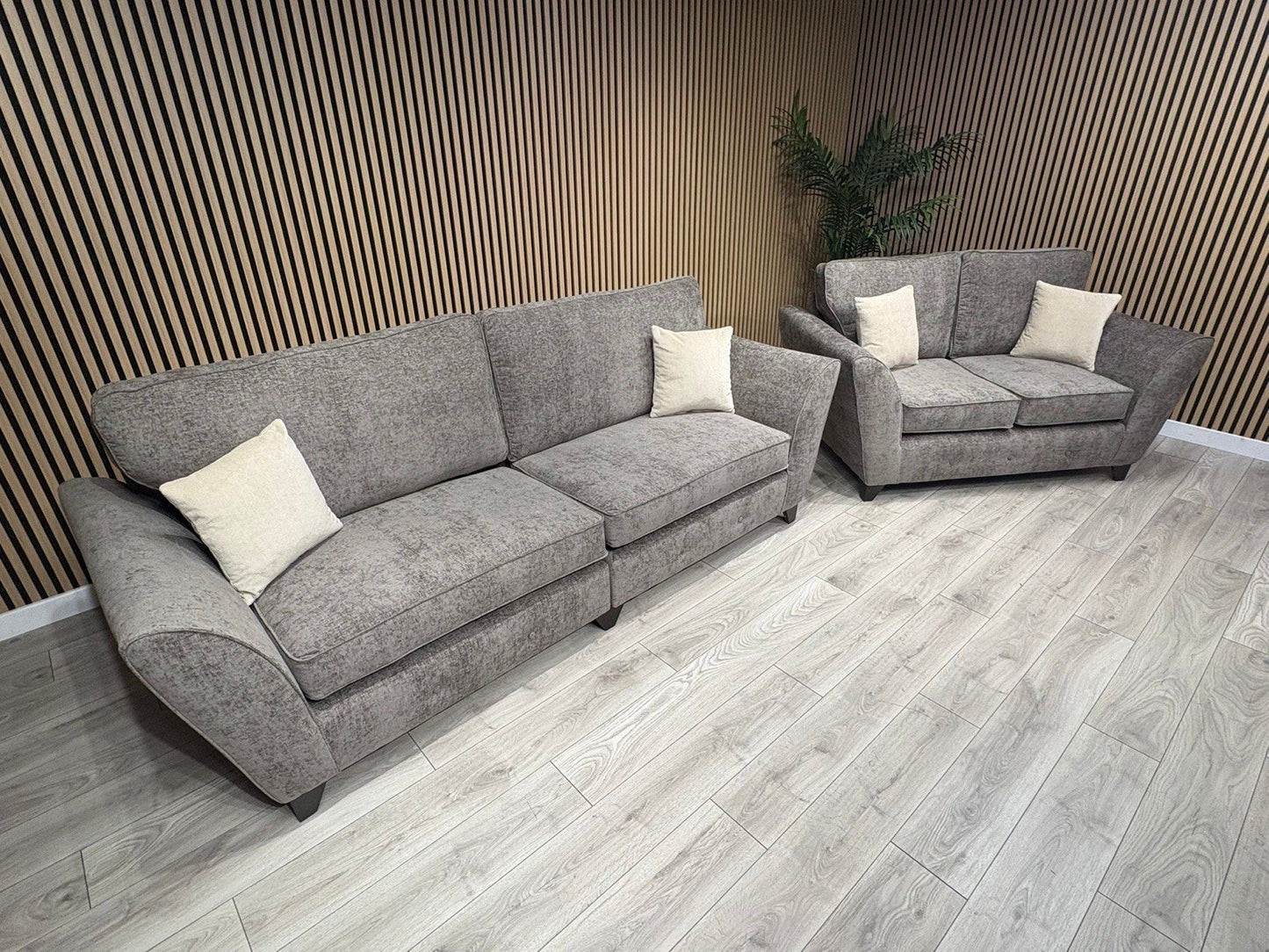 DFS Sample Fabric 4 Seater + 2 Seater Sofa Set - RRP £2559