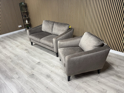 John Lewis BAILEY Style Fabric 2 Seater + Armchair Set - RRP £2590