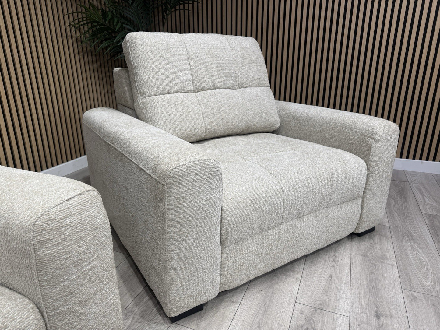 DFS Una 3 Seater Sofa + Love Chair Power Slider Set RRP £2398