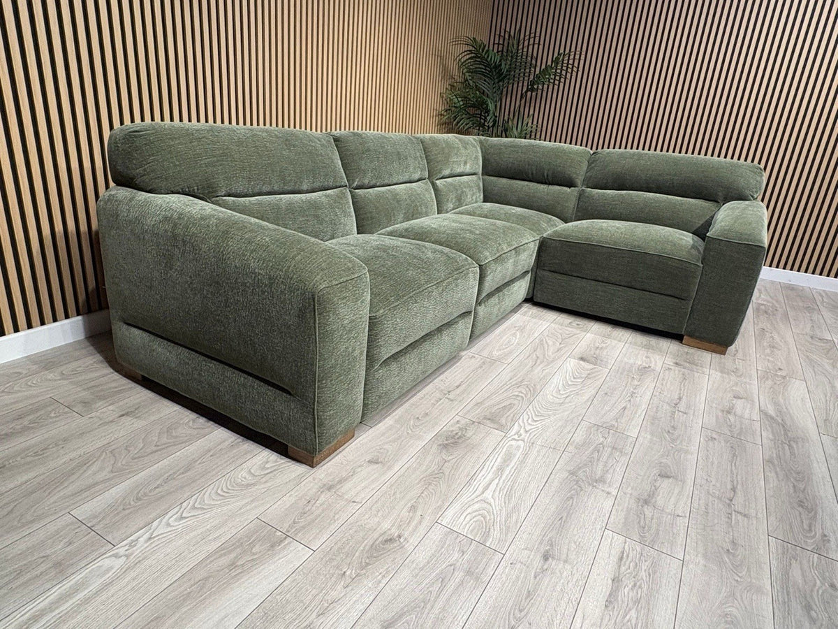 Denver Fabric Modular Corner Sofa ( RHF or LHF ), Dark Sage  - RRP £2399