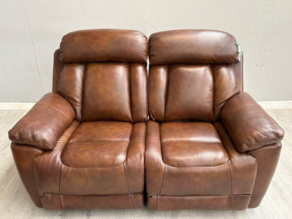 DFS Bravado Leather 2+2 Seater Power Recliner Sofa Set - RRP £3798