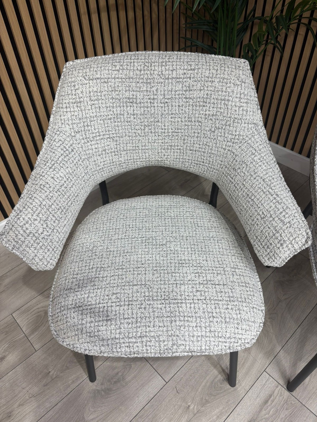 NEXT Sample - Textured natural dining chairs