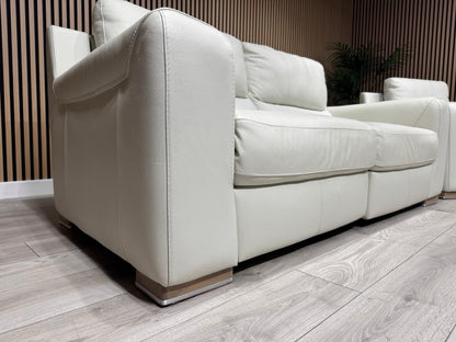ScS Sisi Italia LUCCA Leather Power Recliner Sofa + Armchair Set - RRP £4298