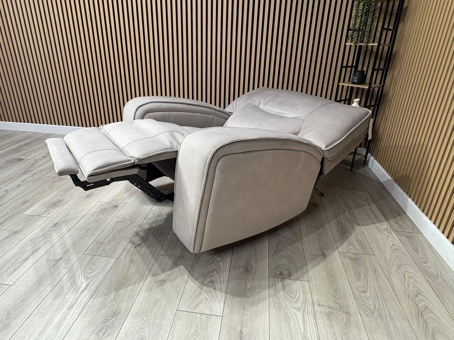 DFS - EXCALIBUR Fabric Power Recliner Armchair - RRP £1,299