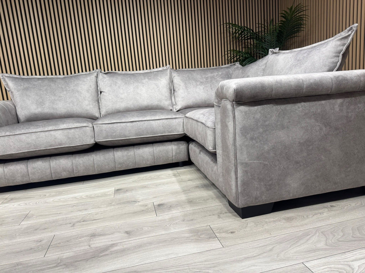 DFS DOLCIE Formal Back Fabric 3 Corner 1 Sofa - RRP £2,359