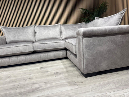 DFS DOLCIE Formal Back Fabric 3 Corner 1 Sofa - RRP £2,359