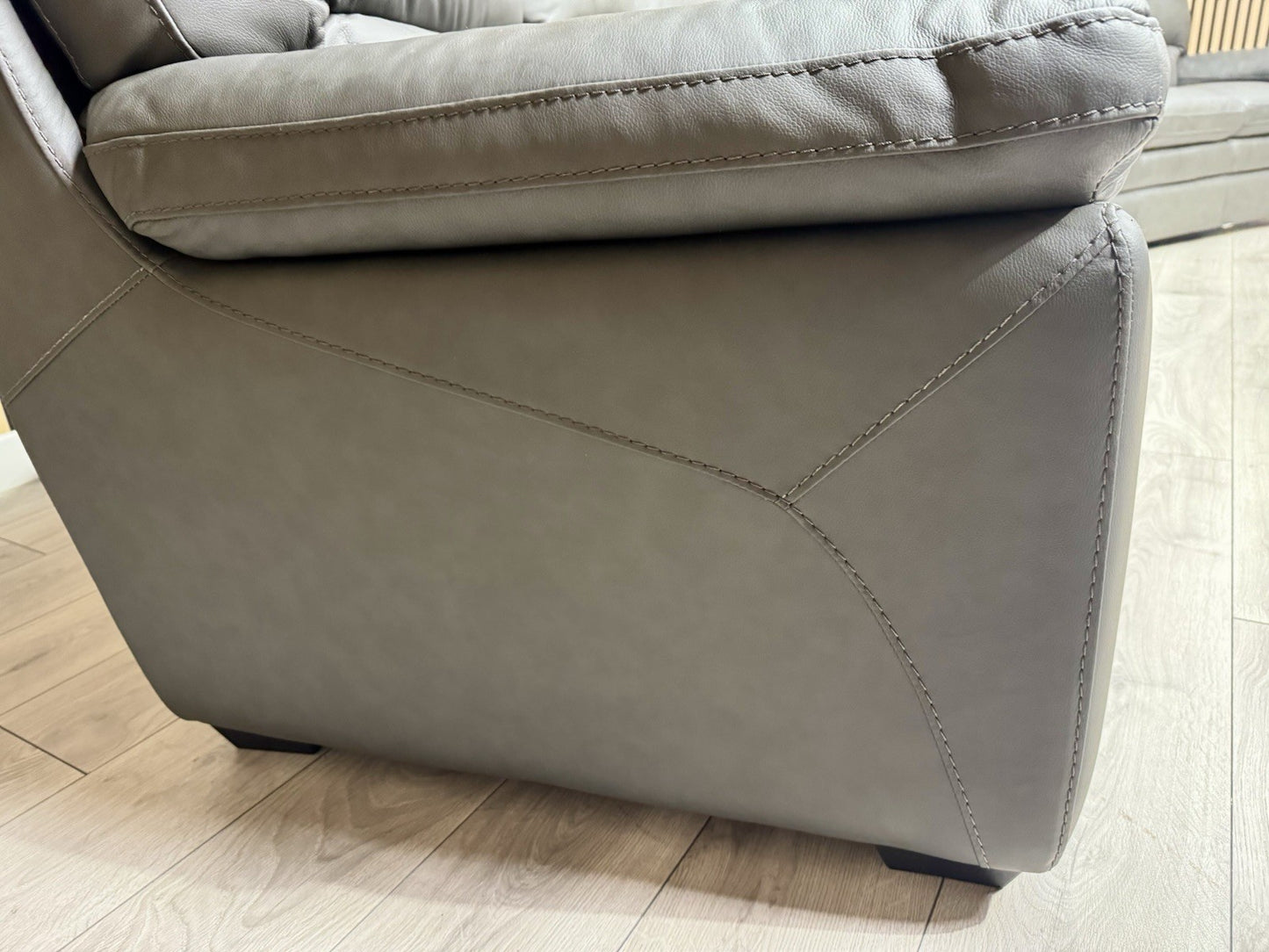 DFS Brooker Leather 3+3 Seater Static Sofa Set  - RRP £3790