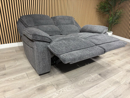ORLANDO Fabric 2 Seater Power Recliner Sofa - RRP £1599