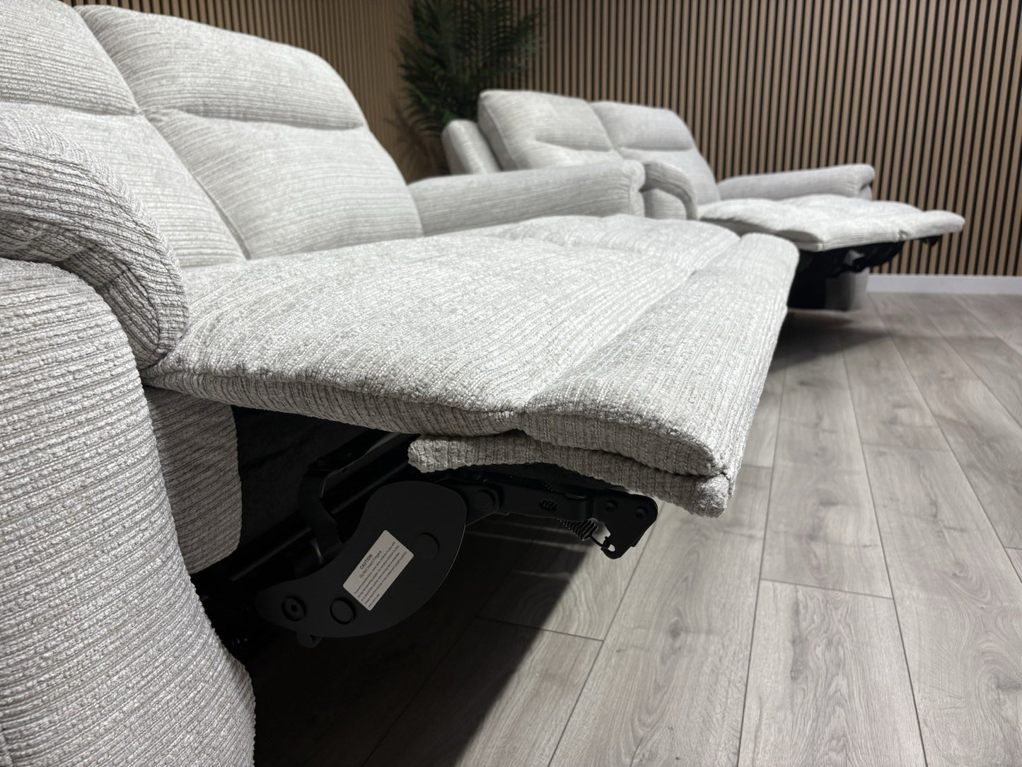 NAVONA 3 Seater + 2 Seater Fabric Sofa Set, Power Recliners - RRP £3,298