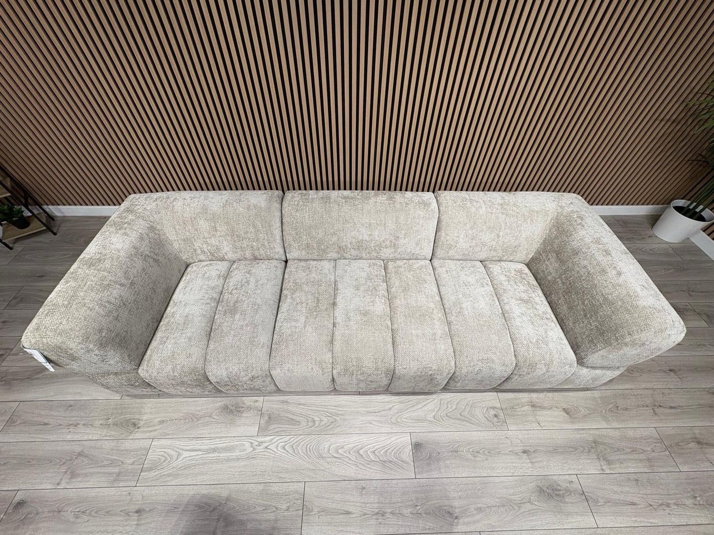 Taskers KIRWIN Large Fabric 3 Seater Sofa + Footstool - RRP £2,999