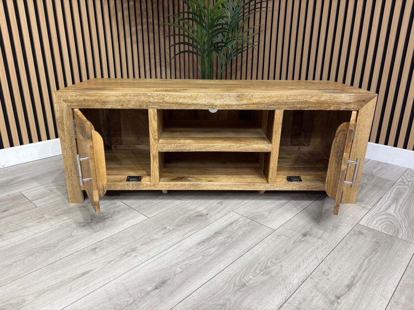 NEXT Sample - Cuba Mango Wood Plasma TV Cabinet - RRP: £895