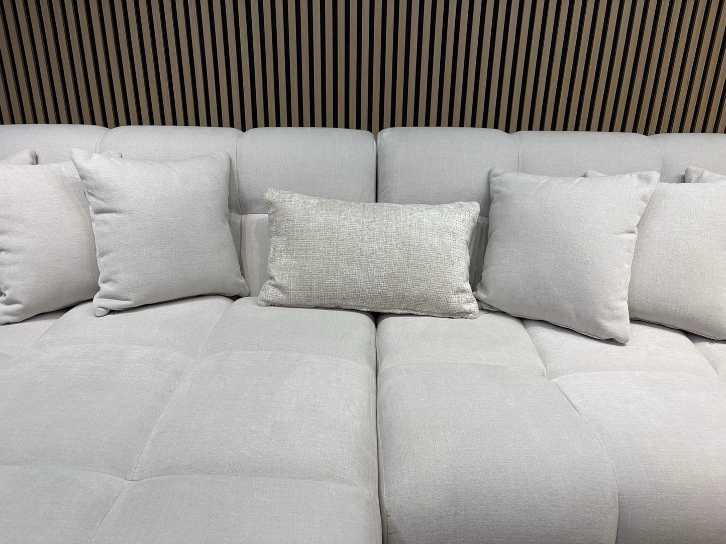 EVE CLOUD Large Fabric 3 Seater LHF Chaise Corner Sofa - RRP £2,299