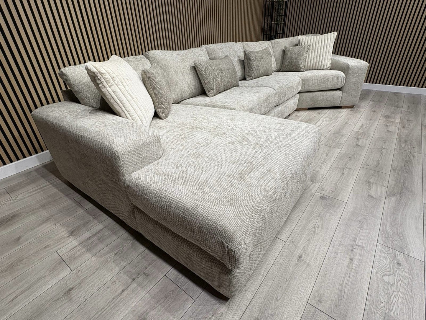 DFS Sample - Pandora LHF Large Chaise Corner Sofa - RRP: £3495