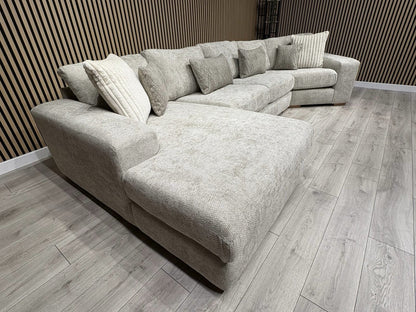 DFS Sample - Pandora LHF Large Chaise Corner Sofa - RRP: £3495
