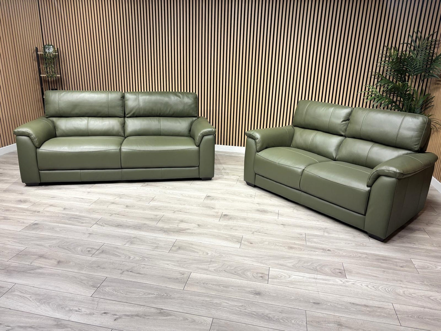 Furniture Village Cozee Style Premium Leather 3 + 2 Seater Sofa Set - RRP £2,730