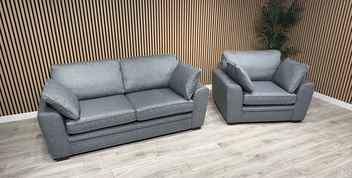 Sofology CHALFONT Fabric 3 Seater Sofa + Armchair Set - RRP £2,499