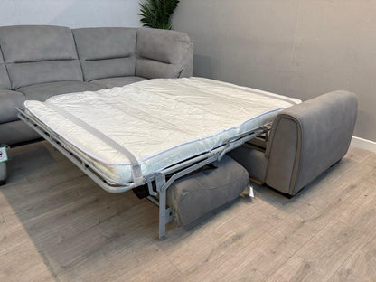 Furniture Village FLEX Fabric Large RHF Corner Sofa Bed + Footstool - RRP £3,390