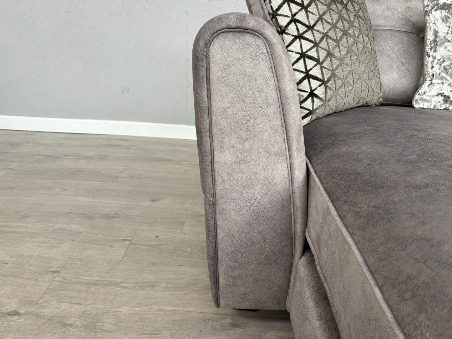 Furniture Village MARIAH Fabric LHF Chaise Corner Sofa + Armchair - RRP £4,140