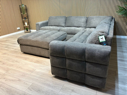 DFS - MAVAM Modular Premium Fabric 2 Corner 2 Sofa + Footstool - RRP £3499