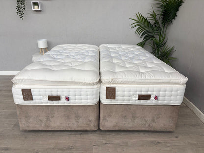 Staples Artisan Pure INDULGENCE / OPULENCE Zip & Link Mattress, 6ft Superking