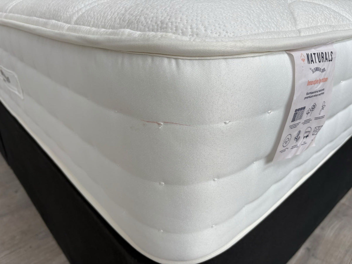Slumberland NATURALS PREMIUM WOOL 5ft Kingsize Mattress, Medium - RRP £1,199