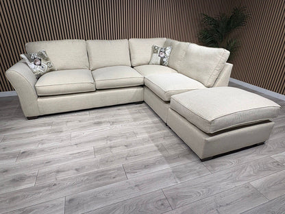 Furniture Village NEW LEGEND RHF Open Chaise Corner Sofa - RRP £1995