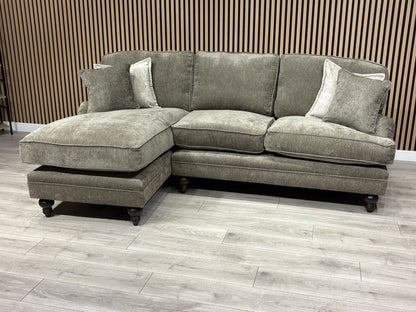 Laura Ashley HERITAGE Style Fabric 3 Seater Chaise Sofa - RRP £2,800