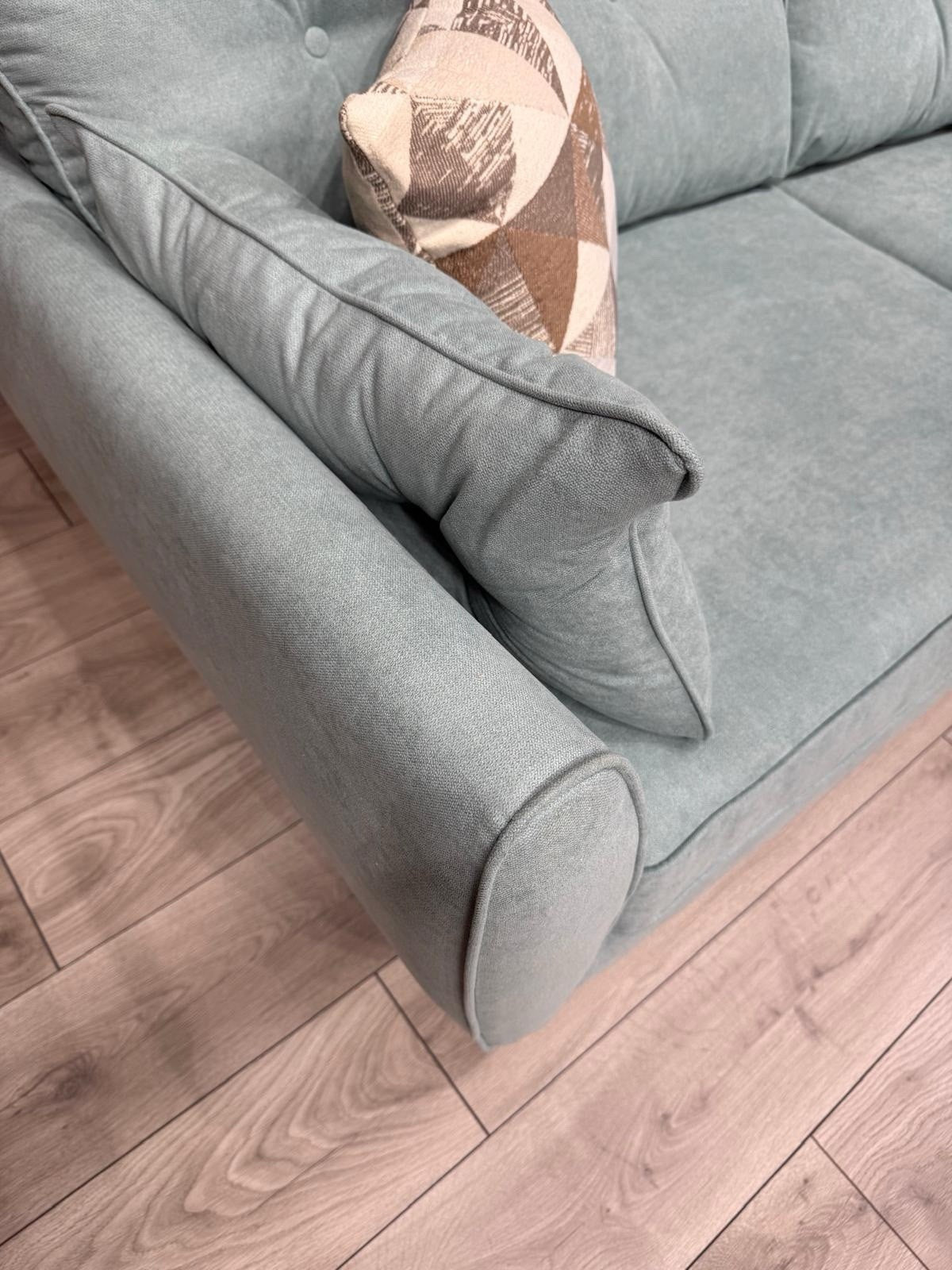 DFS - Zinc 3 Seater & Chair Fabric Seater Sofa Set RRP £1799