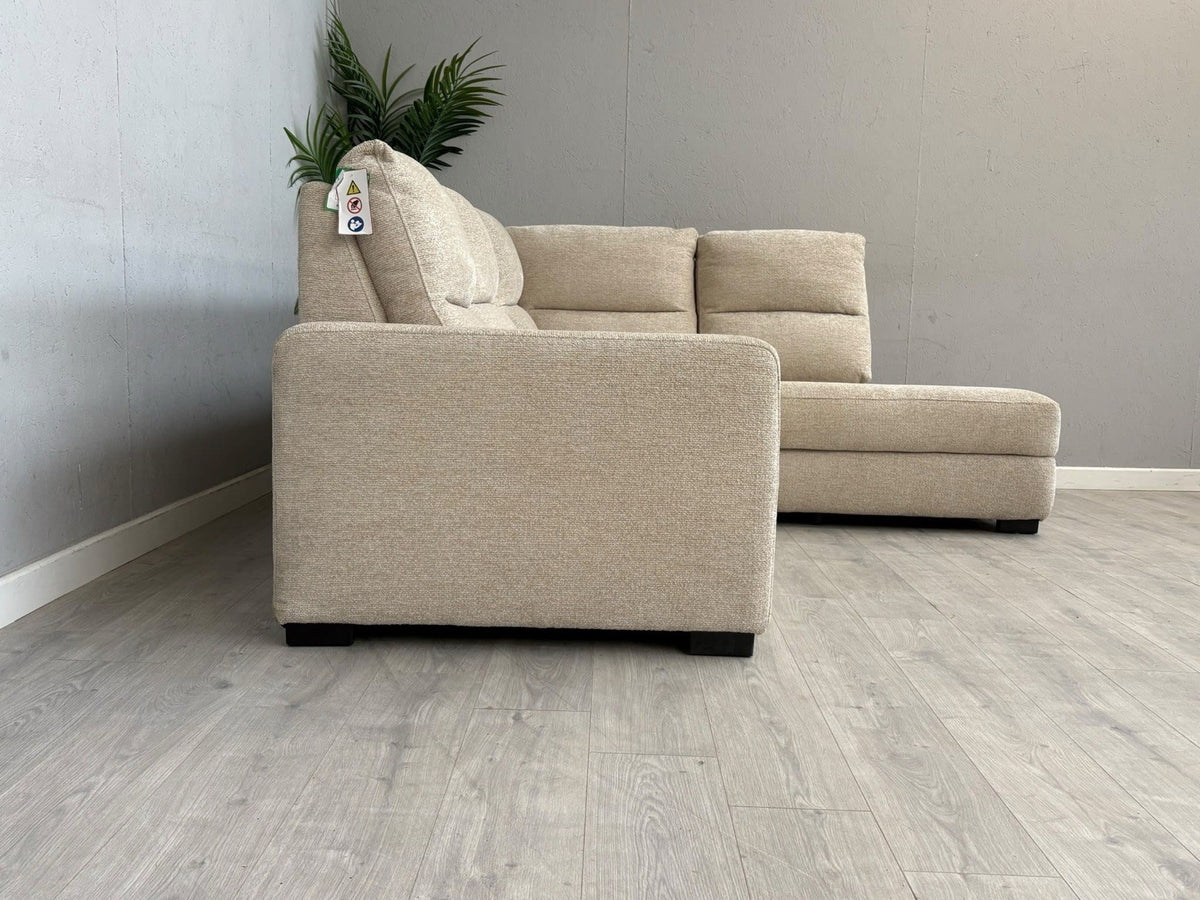 DFS DAVIS RHF Chaise Power Recliner Storage Fabric Corner Sofa - RRP £1,599