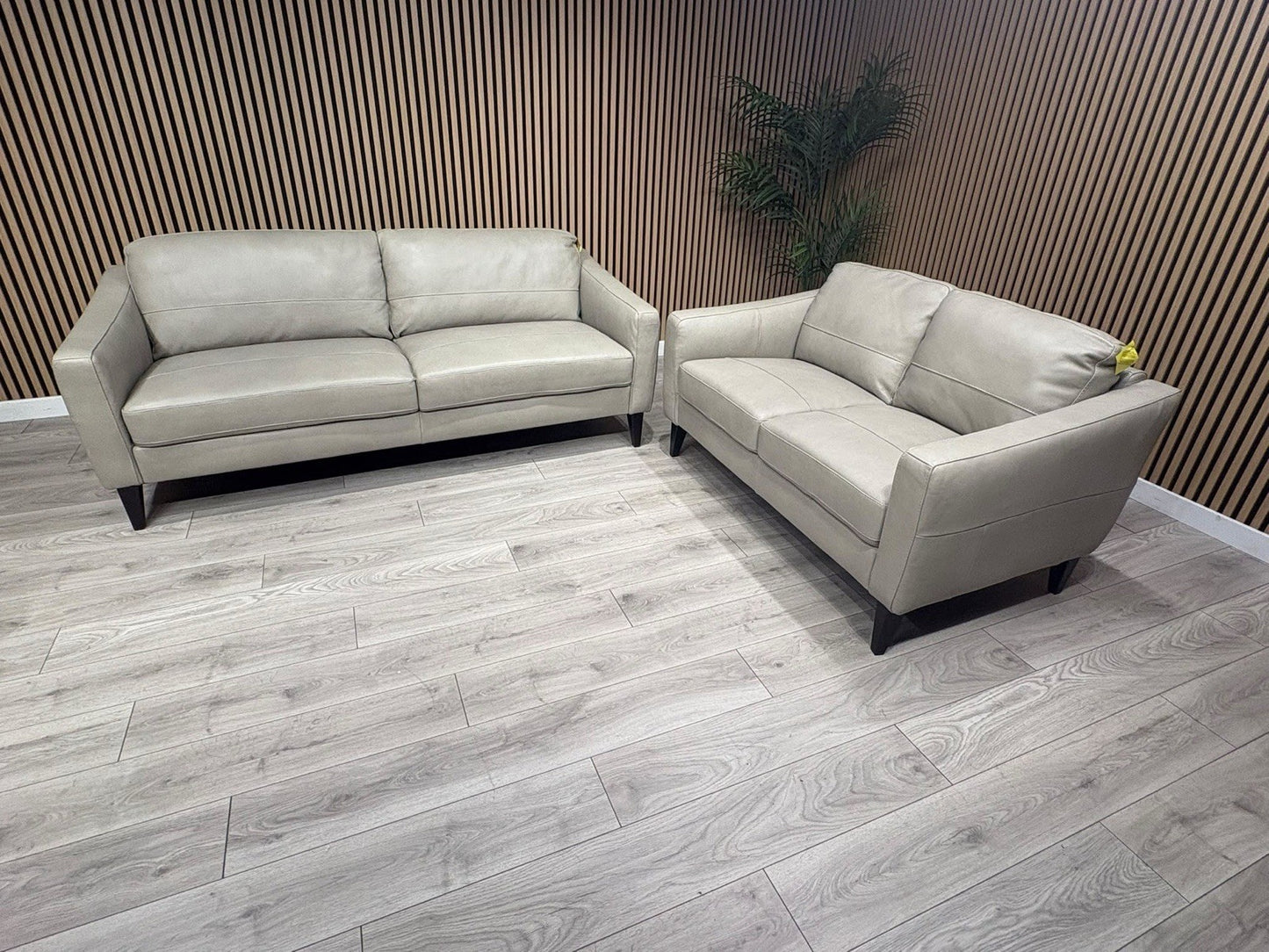 John Lewis BAILEY Style 3 Seater + 2 Seater Leather Sofa Set RRP £3978