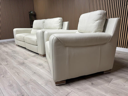 ScS Sisi Italia LUCCA Leather Power Recliner Sofa + Armchair Set - RRP £4298