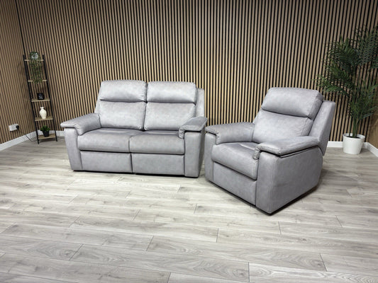 G Plan THORNBURY Fabric 2 Seater Sofa + Armchair, Power Recliners - RRP £5,940