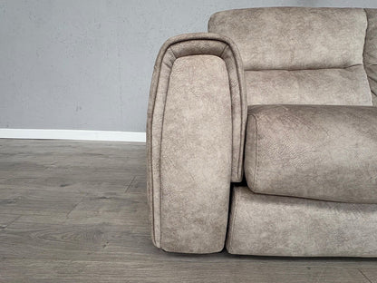 Furniture Village FLEX Fabric Large LHF Corner Sofa Bed, Storage Arms, RRP £2945