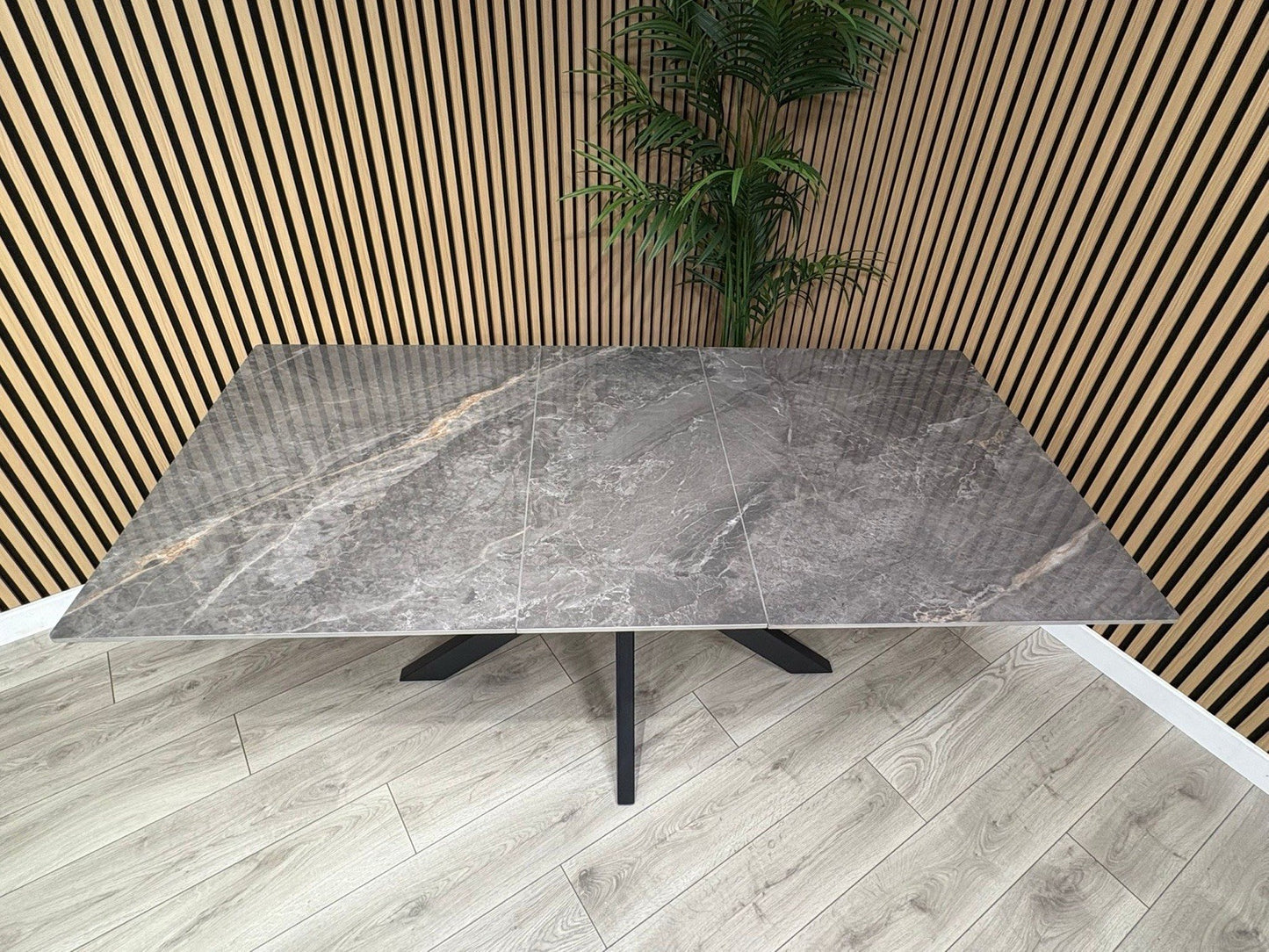NEXT Sample - CRETE Marble Effect Extendable Dining Table  - RRP £899