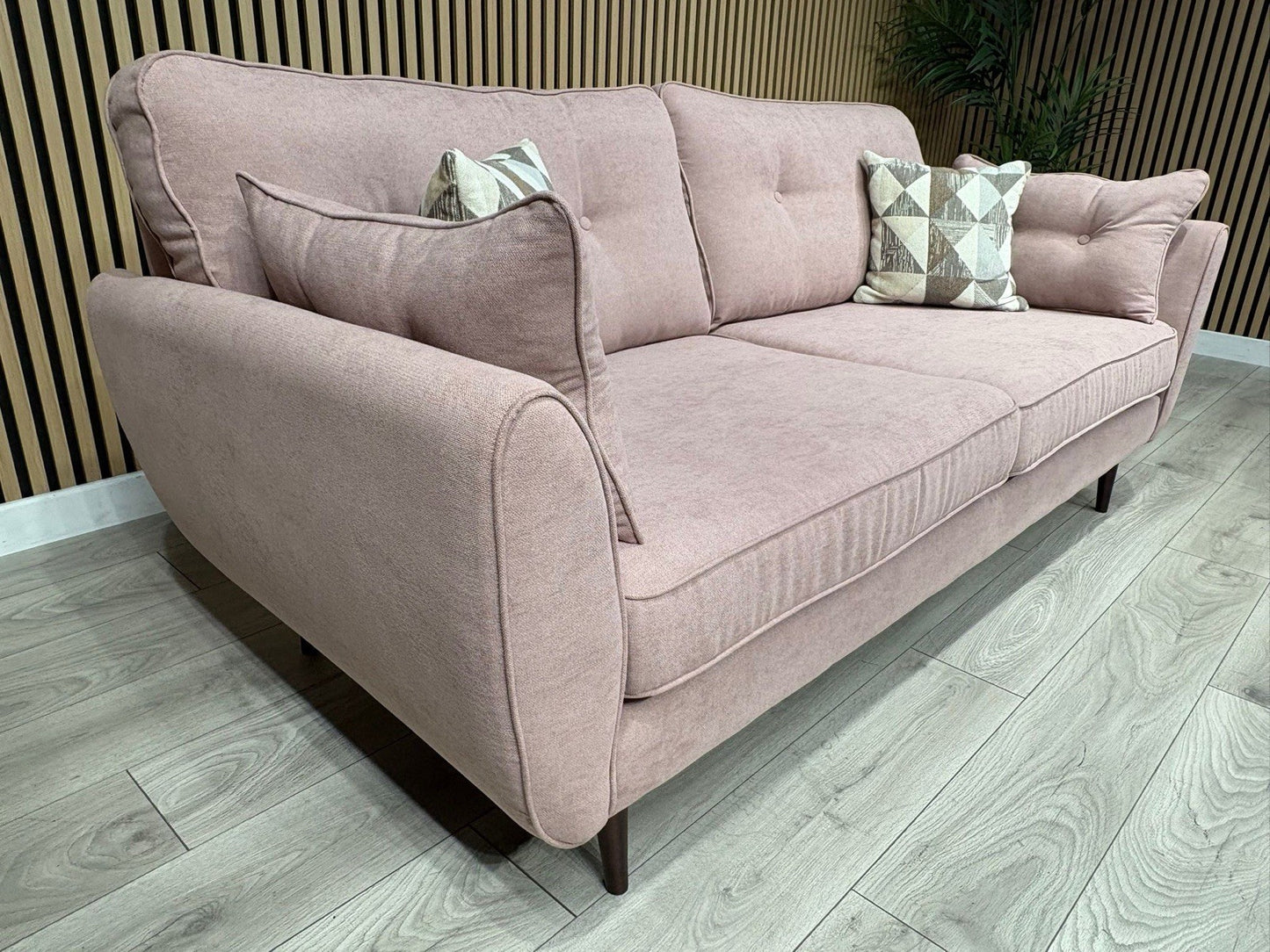 DFS Zinc Fabric 3 Seater Sofa RRP £879