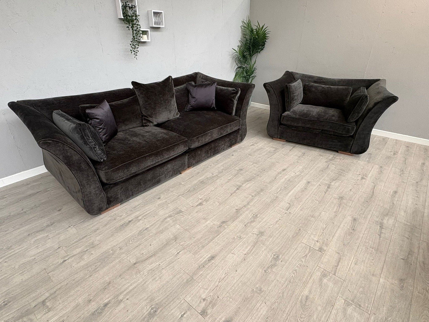 Sofology Westbridge OPERA Fabric Large 4 Seater Sofa + Snuggler Chair, RRP £4598