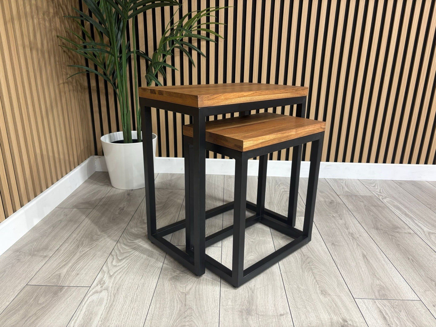 NEXT Sample - New Bronx nest of two tables - RRP: £269