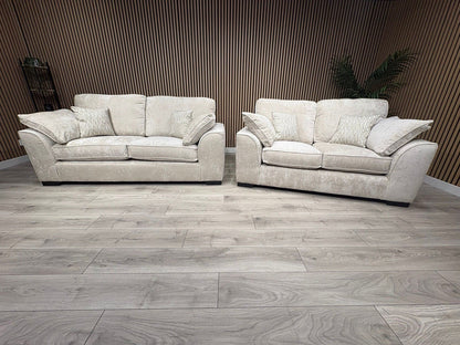 NEXT Stamford Style Fabric 3 Seater + 2 Seater Sofa Set - RRP £2450