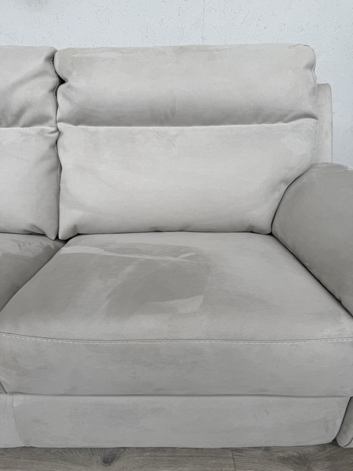 F. Village Nicoletti PEPINO 2 x 3 Seater Fabric Sofas Power Recliner - RRP £4810