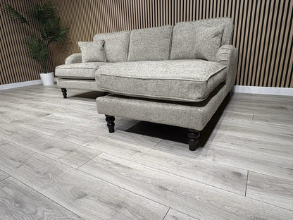 Laura Ashley LYNDEN Style Fabric 3 Seater RHF Chaise Corner Sofa - RRP £2625