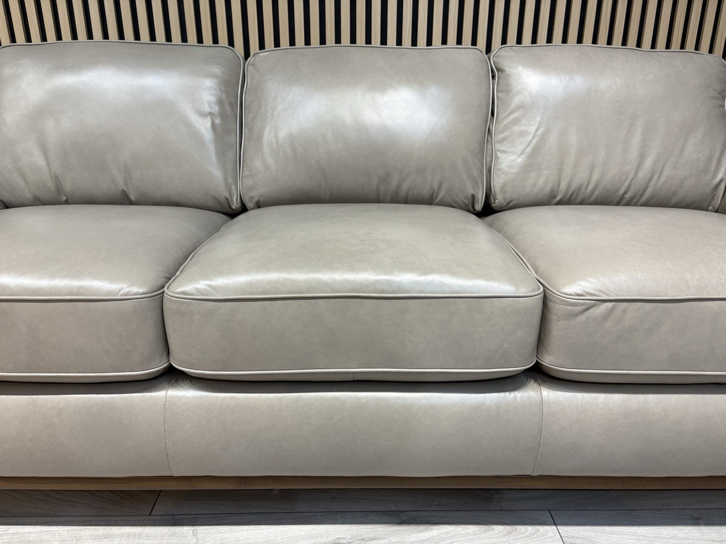 John Lewis Sample VALENCIA 3 Seater + Armchair Leather Sofa Set - RRP £4,198