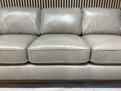 John Lewis Sample VALENCIA 3 Seater + Armchair Leather Sofa Set - RRP £4,198