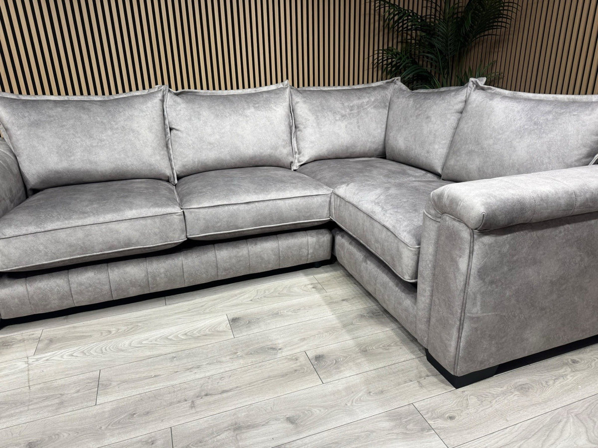 DFS DOLCIE Formal Back Fabric 3 Corner 1 Sofa - RRP £2,359