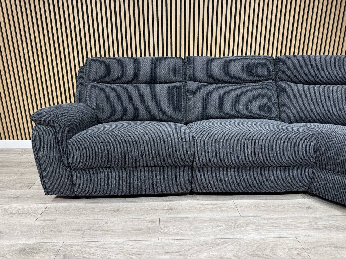 ScS - MAVERICK Fabric Modular Corner Sofa, Power Recliners - RRP £2,799