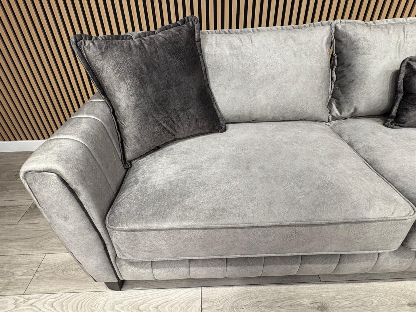 DFS - Cherished Fabric Corner Sofa, Formal Back - RRP: 2399